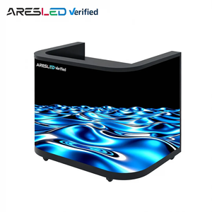 Draagbare mobiele LED DJ-booth met op maat gemaakt display scherm, tafelstandaard, bureau, front, podium, LED videowall paneel P1.8 P2.5 - Product Image 1