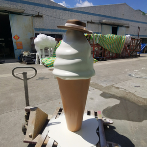 In fibra di vetro artigianato in fibra di vetro caramelle ciambelle cono gelato gelato per la decorazione del negozio - Product Image 2