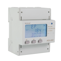 Medidor Inteligente de Energía Trifásico Acrel ADL400 para Riel DIN, RS485 Modbus RTU, Certificado MID Clase 0.5S KWh