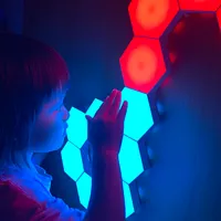 מוצרים חדשים רעיונות 2020 משרד מתנה למעלה מוכרים אמזון עסקי מתנות מודולרי מגע מנורת עם RGB צבע שינוי