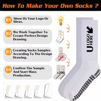 Chaussettes de sport personnalisées avec logo, chaussettes athlétiques légères, chaussettes à grip personnalisées pour le basketball, le volley-ball et le football