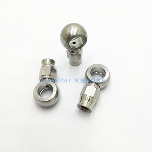 <span class=keywords><strong>Raccord</strong></span> de tuyau de frein droit à col court en acier inoxydable 3AN AN3 avec inserts en <span class=keywords><strong>olive</strong></span> à siège en <span class=keywords><strong>cuivre</strong></span>, douilles d'extrémité de tuyau - Product Image 3