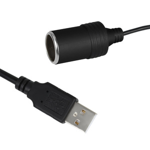 Car 5V to 12V Converter <b>USB</b> to Cigarette Lighter <b>Plug</b> 0.3m For Retrofit Upgrade - Product Image 4