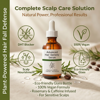 Sérum capillaire multi-peptides végétalien à la rosemarie et à la caféine, traitement du cuir chevelu, hydratant pour la densité des cheveux, prévention de la perte de cheveux