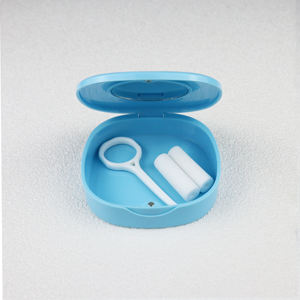 Almacenamiento de <span class=keywords><strong>dentaduras</strong></span> <span class=keywords><strong>postizas</strong></span>, caja de baño de higiene bucal falsa, caja de retención con espejo, organizador de almacenamiento de protección bucal - Product Image 4