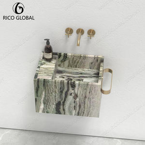 Lavabo de pared de empalme de piedra natural duradero Uso comercial y residencial - Product Image 4