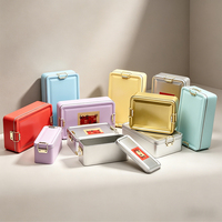 Boîte en fer blanc personnalisable avec logo, recyclable, écologique, pour chocolats, biscuits, gâteaux, emballage alimentaire hermétique, bonbons de mariage – En stock