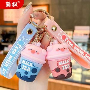 Hot Selling Cute Cartoon Piggy <b>Light</b> Keychain Exquisite Girl Bag <b>Pendant</b> Male/Female Small Gifts Made Rubber Non-Toxic - Product Image 2