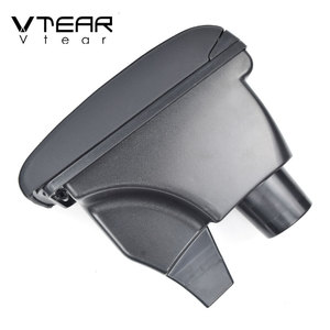Vtear - Boîte de rangement <span class=keywords><strong>pour</strong></span> accoudoir avant de voiture en ABS et cuir PU, avec porte-gobelet USB, accessoires intérieurs <span class=keywords><strong>pour</strong></span> <span class=keywords><strong>Toyota</strong></span> <span class=keywords><strong>Yaris</strong></span> 2014-2020 - Product Image 5