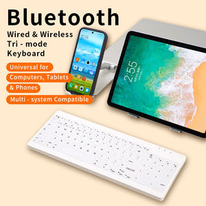 Nuevo Teclado Inalámbrico de Silicona Industrial Médico de Tres Modos a Prueba de Agua IP68 con USB Tipo-C para Hospital HengYu - Product Image 2