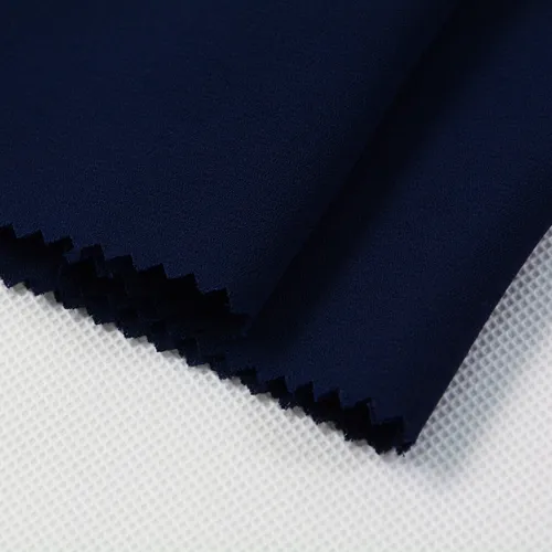 Çin fabrikaları katı saf yosun krep şifon boyalı yumuşak tekstil % 100 polyester mikrofiber kumaş