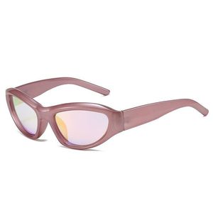 Lunettes de soleil tendance personnalisées avec logo, style vintage, pour femmes, créateur, protection UV400, unisexe, pour hommes, pour fêtes, personnalisées, œil de chat, Y2K - Product Image 3