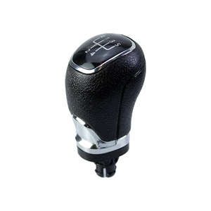 Skoda Car Gear <b>Shift</b> <b>Knob</b> Leather 5 6 Speed Manual Transmission Ergonomic Design For Skoda Models - Product Image 2