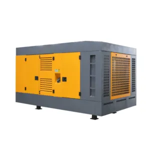 Fornitori della cina 700cfm 20 m3/min 20 bar 208 kw per compressore d'aria a vite diesel industriale