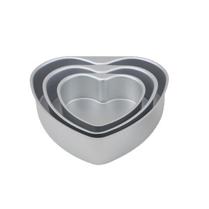 Heart Shaped Anodized Springform Pan 4 6 8 Inch Aluminum Alloy Dessert <b>Mold</b> Baking Tool For Cake Making - Product Image 4
