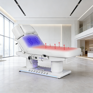 <b>Electric</b> Massage <b>Table</b> for Beauty Salon Leather Upholstery With Heating Function <b>Table</b> De Massage Commercial - Product Image 6