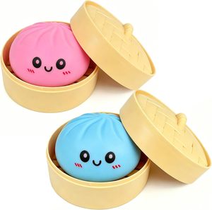 Char Siu Bun Baozi Squishy Toy for Stress Relief Large Slow-<b>Rebound</b> Food Toy Youth 15-35 Years - Product Image 1