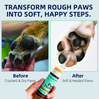 Baume pour pattes de chien et de chat ZeBounty, entièrement naturel et écologique - 10g, multifonctionnel, protège et guérit les pattes gercées, formule à base de cire, sans parfum