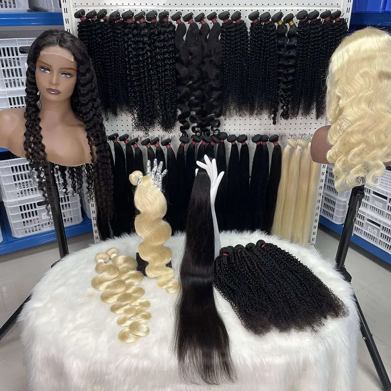 Grosir 100% Rambut Manusia Brasil Bergelombang dan Wig Glueless Swiss HD Lace Frontal Wig Wig Renda Transparan untuk Wanita Kulit Hitam