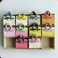 Prix attractif, sac mini en cuir PU de haute qualité et durable, porte-clés, sac de rangement, pendentif pour accessoires de clés