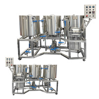 Équipement de brasserie artisanale KIMLONG 200L/100L/300L à 3 cuves en acier inoxydable 304, contrôle de la température, garantie de 3 ans
