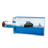 Nouvelle bouteille de vin Design créatif intérieur accessoires décor à la maison bateau de croisière liquide nordique jouet cadeau bureau ornement décoratif