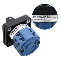 Interruptor Rotatorio de Leva 2P-8 Terminales con Función de Bloqueo, Ideal para Inversión de Motor, Distribución de Energía y Selección de Circuitos