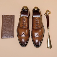 Nuevos Zapatos Oxford Formales de Cuero Genuino para Hombre, Hechos a Mano, de Lujo, para Oficina o Boda, con Cordones, Punta Cuadrada y Gel para Mayor Comodidad