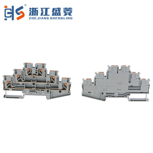 PT-<strong>2</strong>.5-3L Triple Deck Three Level Layer <strong>Quick</strong> <strong>Connect</strong> Push in <strong>Terminal</strong> <strong>Block</strong> - Product Image 5