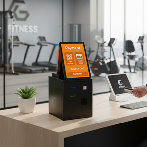 Machine de paiement en espèces Terminal Fast Food Touch Kiosk avec lecteur Crd et point de vente pour la restauration rapide - Product Image 2