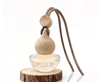Bouteilles de diffuseur de parfum de voiture suspendues vides de 11 ml, flacons en verre pour huiles essentielles, aromathérapie, pendentif parfumé