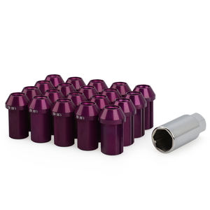 20pcs/सेट 7075 एल्यूमीनियम करीब-अंत किरणों पीछे पीछे फिरना नट्स पहिया हब बोल्ट पहिया पीछे पीछे फिरना नट्स - Product Image 5