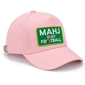 Gorra trucker de malla rosa con bordado de letras 'Everyone Loves a Joker', ajustable con cierre snapback, para jugadores de Mahjong, al por mayor - Product Image 3