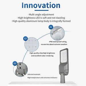Estacionamiento Ip66 Lámpara de carretera impermeable para exteriores Farola de aluminio fundido a presión 50W 100W 150W 200W Farola <span class=keywords><strong>LED</strong></span> de ingeniería - Product Image 3