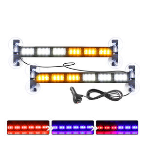 Nouvelle barre lumineuse LED stroboscopique à 18 modes clignotants pour camion, hors route, fenêtre avant/arrière, avertissement de circulation d'urgence - Product Image 1