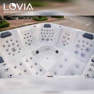 Jacuzzi de Exterior de Alta Gama con 5 Asientos, Hidromasaje, Luces LED de Cromoterapia, Sistema de Masaje Balboa, Premium para Casa o Resort - Product Image 4