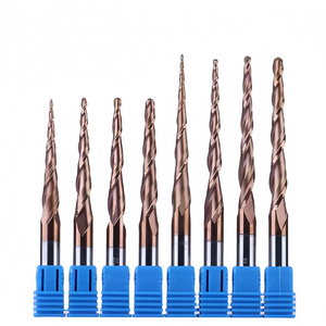 SRM Tapper Ball Nose Bit Carbure Ballnose 6mm Mèches de travail du bois Tapered CNC Bits pour la sculpture sur bois Ball Nose 6mm - Product Image 3