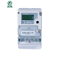 Compteur d'énergie intelligent sans fil prépayé Jiangsu, WIFI/4G, monophasé, avec écran LCD, montage mural