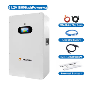 Batería de Litio para Hogar 51.2V 5kWh 10kWh, Sistema de Almacenamiento de Energía Solar de Montaje en Pared 48V 200Ah LFP - Product Image 3