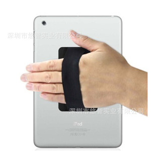 Elastic band Lycra phone back card <b>holder</b>, creative side pocket card <b>holder</b>, <b>tablet</b> back card <b>holder</b> with pull tab. - Product Image 1