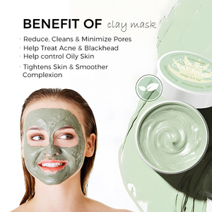 <span class=keywords><strong>Mascarilla</strong></span> de arcilla con control de aceite orgánico Natural, limpieza hidratante, acné, espinillas, limpieza de poros, <span class=keywords><strong>mascarilla</strong></span> de barro del Mar Muerto Natural - Product Image 3