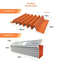 Tapis de camping pliable en mousse légère pour la randonnée, durable, isolant, imperméable, pour le camping en plein air et les pique-niques