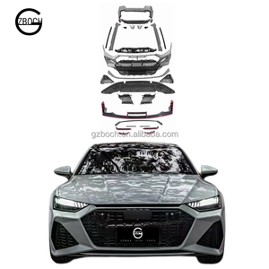 Kit de carrosserie compétitif pour <span class=keywords><strong>Audi</strong></span> A7 Upgrade RS7 Grille Lèvres avant Diffuseur arrière 2019 + Kits de carrosserie - Product Image 1