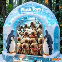 Peluche Capybara Adorable pour Salle de Jeux, 4 et 8 pouces, Vente en Gros pour Opérateurs de Machines à Pinces, Achat en Gros