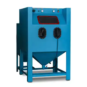 GUBOT Alloy Car Wheel Repair Equipment Dustless Recycle Tank Sand Blasting Machine