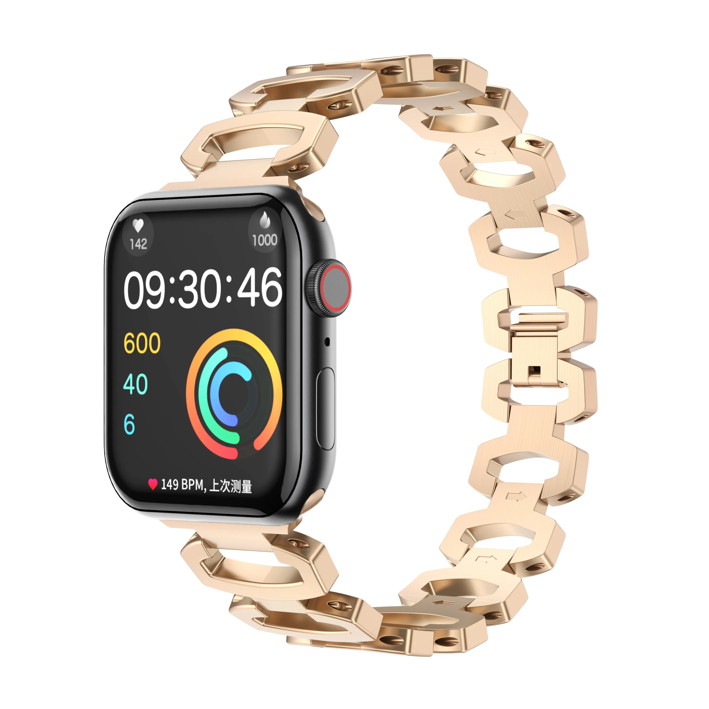 Bracelet Metal Band for iWatch Stainless Steel Strap for Apple Watch Series 7 Band 41mm 45mm