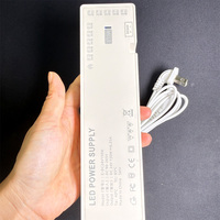 Alimentation LED ultra-mince DC24V 150W, transformateur d'éclairage pour armoire et placard, compatible AC100-240V