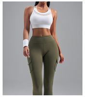 Nouveau haut de yoga pour femmes, soutien-gorge de sport avec coussinets de poitrine fixes, soutien solide, bretelles fines pour la course en plein air