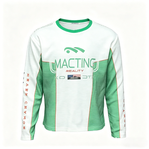 Customized <b>Polyester</b> Distressed Printed Heavyweight Long Sleeve Graphic Screen Dtg Print Long Sleeve <b>Tshirts</b> Wholesale - Product Image 1