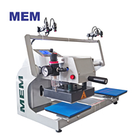 TQ-1515 MEM vente en gros 15X15 cm pneumatique double Station petite Machine à repasser vêtement transfert de chaleur presse Machine à sublimation